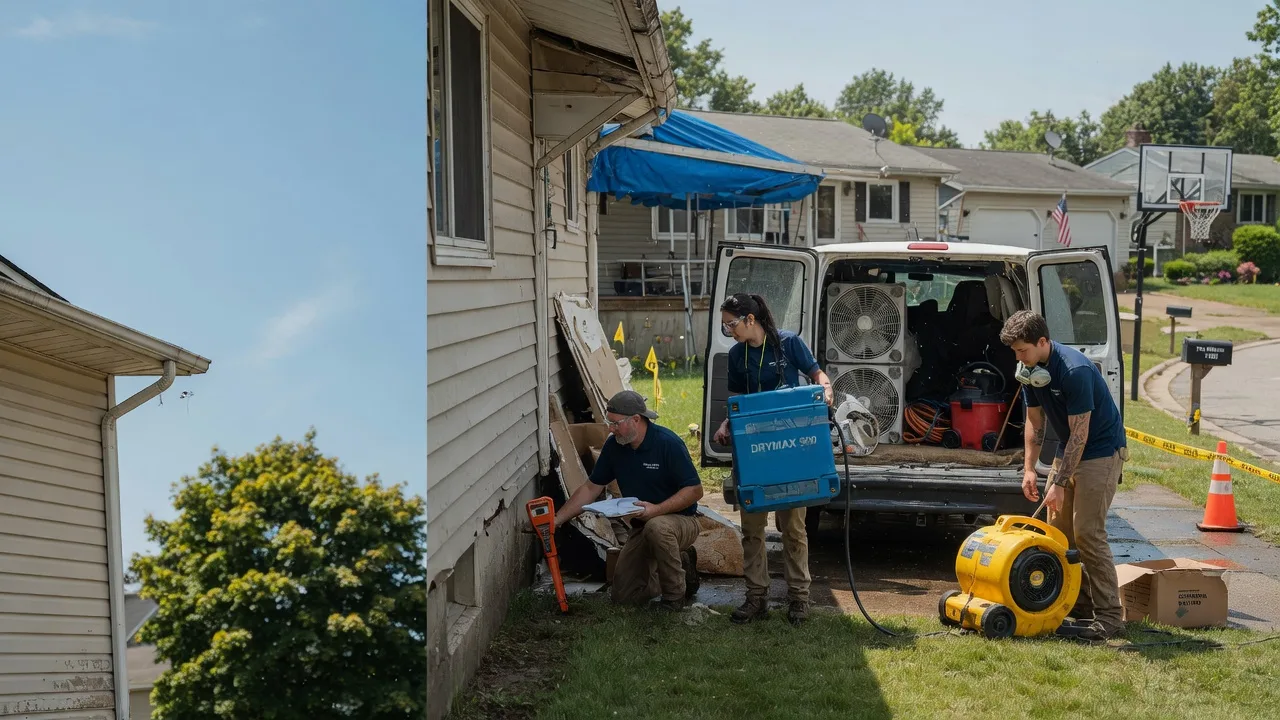 Ceiling Leak Cleanup in Appleton, WI near me